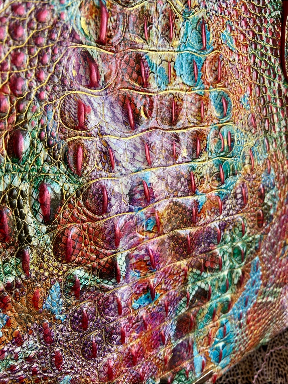 ❤️GORGEOUS “APRIL” Brahmin XL Tote ❤️ - Picture 4 of 16
